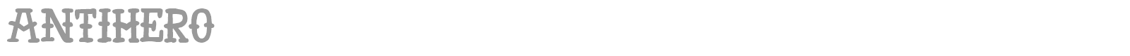 Anti Hero font preview